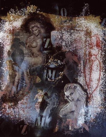 CREPALDI LUCIANO NOVARA 1949 OZUM, 2007 TECNICA MISTA SU TAVOLA cm 107 x 85...