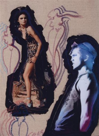 CREPALDI LUCIANO NOVARA 1949 FOTO COMPUTER, 2008 TECNICA MISTA cm 30 x 40...