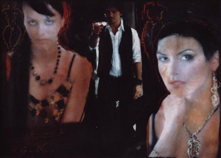 CREPALDI LUCIANO NOVARA 1949 PER UNA TOP MODEL, 2007 TECNICA MISTA cm 30 x 40...