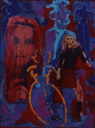 CREPALDI LUCIANO NOVARA 1949 THE MODEL, 2005 TECNICA MISTA cm 40 x 30...