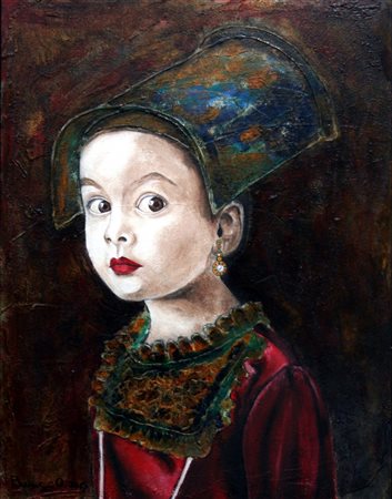 Ombretta Buongarzoni 1967, Urbisaglia (Mc) - [Italia] Pecetta mista su fondo...