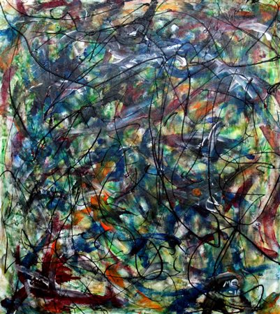 Marcus Carlsson 1977, Teckomatorp - [Svezia] Free mind 13 mista su tela 45x40...