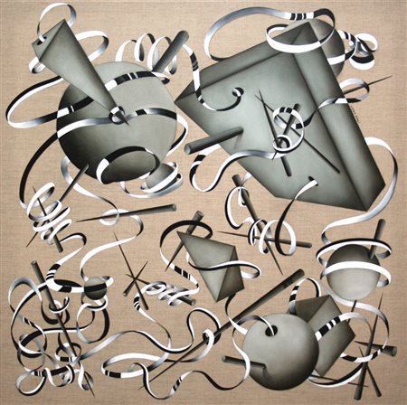 Laura Gigli 1986, Osimo (An) - [Italia] Natura morta (ego) olio su juta...