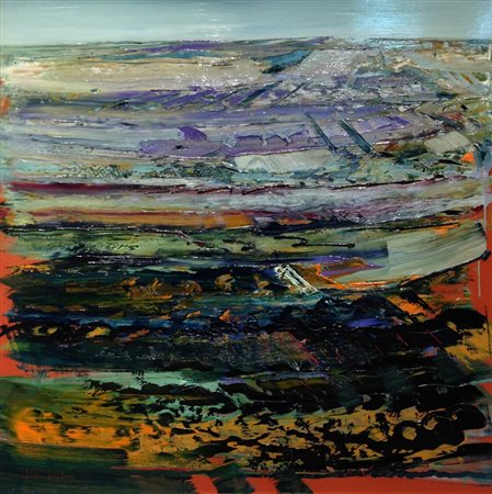 Salvatore Lanzafame 1973, Catania (Ct) - [Italia] Campi calatini olio su tela...