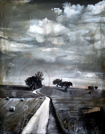 Francesca Leoni 1975, Macerata (Mc) - [Italia] La strada acrilico, gessi,...