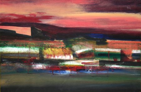 Salvatore Magazzini 1955, Pistoia (Pt) - [Italia] senza titolo olio su tavola...