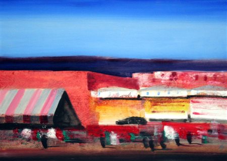 Salvatore Magazzini 1955, Pistoia (Pt) - [Italia] Marrakech olio su tavola...