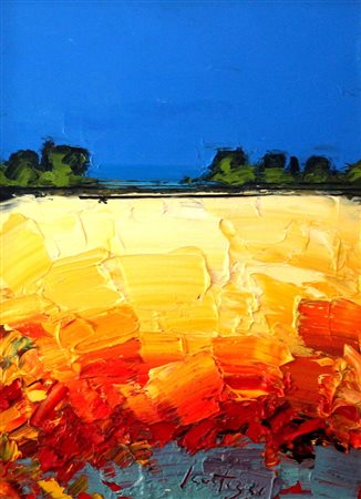 Sergio Scatizzi 1918, Gragnano (Lu) - 2009, Firenze (Fi) - [Italia] Paesaggio...