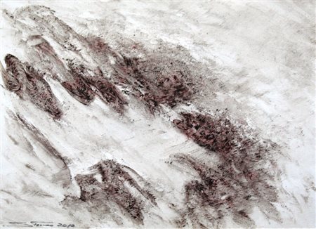 Gianna Stomeo 1959, Martano (Le) - [Italia] N. 3 olive su cartoncino telato...