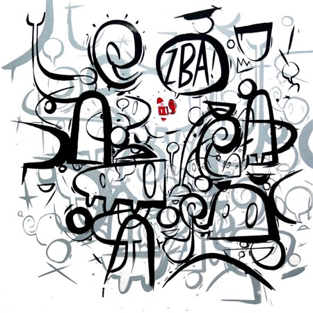 Willow 1978, Sesto San Giovanni (Mi) - [Italia] ZBA smalto su tela 100x100 cm...