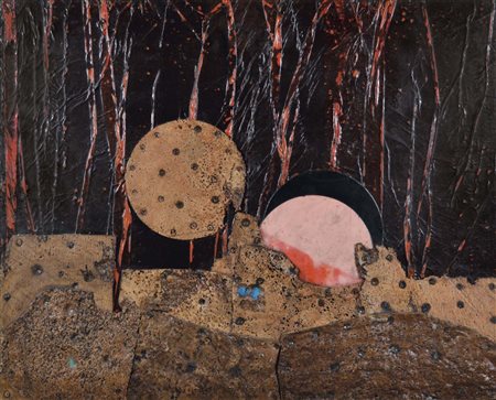 CRIPPA ROBERTO Milano 1921 - Bresso (Mi) 1972 senza titolo 1971 olio tecnica...