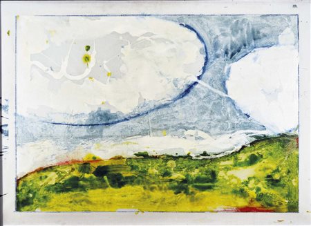 SCHIFANO MARIO Homs (Libia) 1934 - Roma 1998 senza titolo 1973-78 smalti su...