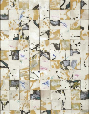 BIANCO REMO Milano 1922 - 1988 Collage 1987 tecnica mista e collage su...