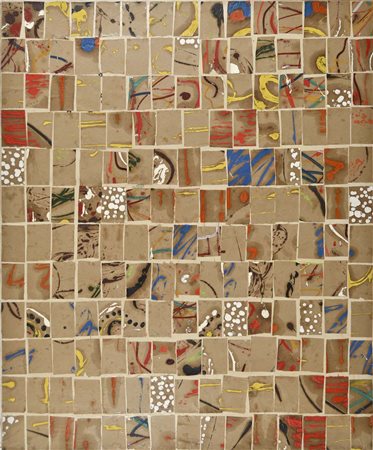 BIANCO REMO Milano 1922 - 1988 senza titolo 1962 tecnica mista acrilici e...