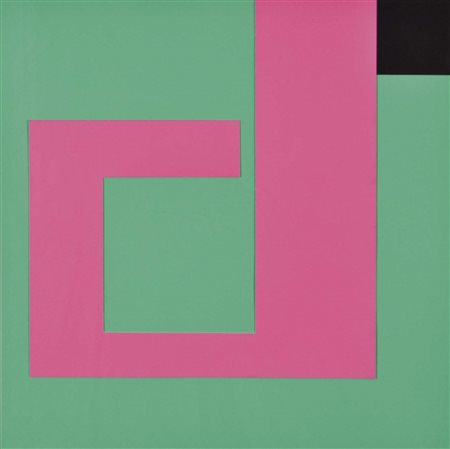 MUNARI BRUNO Milano 1907 - 1998 Bozzetto positivo-negativo 1988 acrilici e...