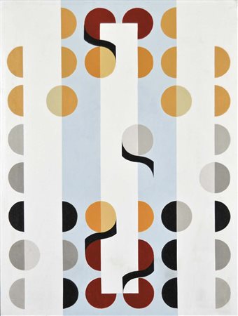 NANGERONI CARLO New York 1922 senza titolo 2005 acrilici su tela 70x53 firma...