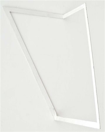 VARISCO GRAZIA Milano 1937 Gnomone 1986 scultura in alluminio smaltato...