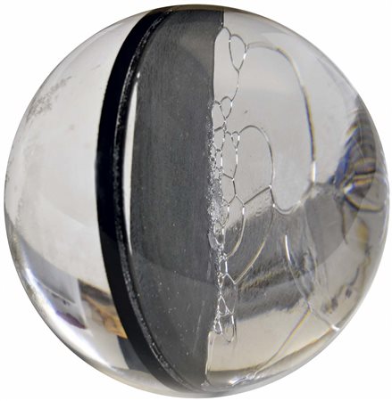 MALLORY RONALD Philadelphia 1939 Kinetic mercury sphere 1971 scultura in...