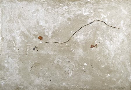 CALZOLARI PIERPAOLO Bologna 1943 senza titolo 1968 tecnica mista sale tabacco...