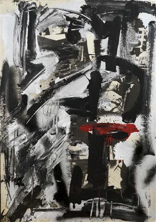 VEDOVA EMILIO Venezia 1919 - 2006 De America (M) 1978 pittura, spray,...