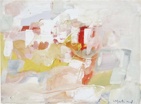 GASTINI MARCO Torino 1938 senza titolo 1960 tecnica mista su cartoncino 33x25...