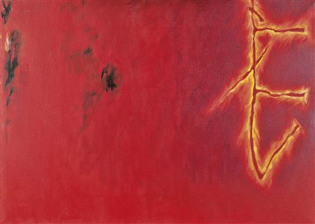 ORTELLI GOTTARDO Viggiù 1938 - 2003 Traversata senza fine 1987 acrilici su...