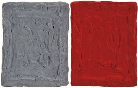 PINELLI PINO Catania 1938 Pittura GR 2008 pittura su 3 elementi sagomati 33...