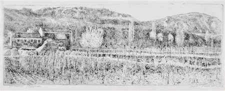 BARBISAN GIOVANNI Treviso 1914 - 1988 San Luciano 1966 acquaforte es. p.a....