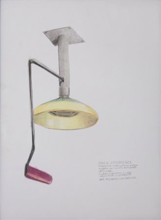 ALESSANDRO ROMA (1977)Doccia d'emergenzaTecnica mista su cartaCm 40x30Opera...