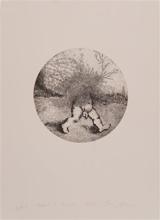 BRUNO BENUZZI (1951)Obl&ograve; di Bosch, 1976AcquaforteCm 53,5x39,5Firma,...