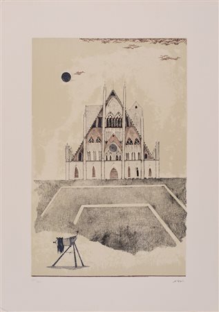 OSSI CZINNER (1925-2014)Senza Titolo, 1981LitografiaCm 70,7x50Firma a matita...