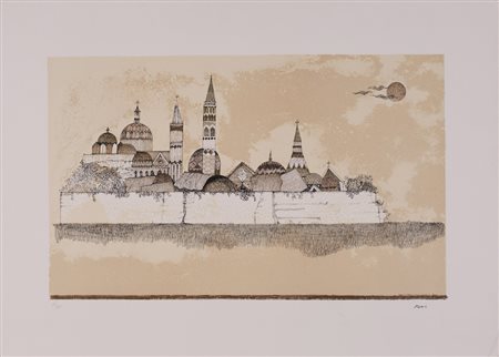 OSSI CZINNER (1925-2014)Senza Titolo, 1976LitografiaCm 50x70,7Firma a matita...