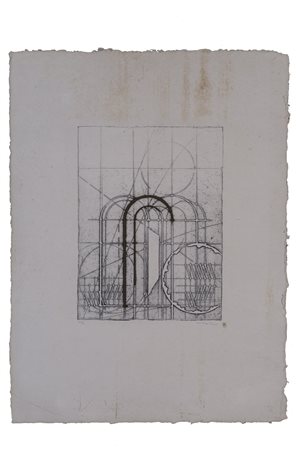 WALTER VALENTINI (1928)Senza TitoloCalcografia su carta a manoFoglio cm...