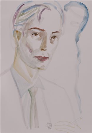 DAMIAN GIACOV (1957)Senza Titolo, 1996 Acquerello su cartoncinoCm 50x35Firma...