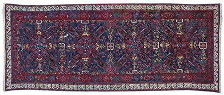 Tappeto Seichur, Caucaso, fine del sec. XIX, campo decorato con croce di...