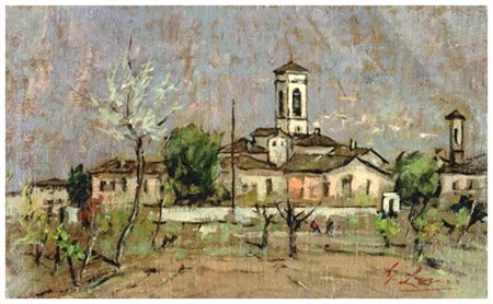 GIOVANNI LOMI Ardenza 1889 – Ardenza 1969 Lago di Lecco; Pescarenico 1935...