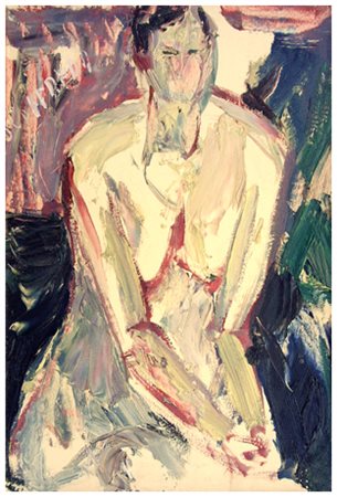 24047 SILVIO LOFFREDO Parigi (Francia) 1920 - Firenze 2013 Senza titolo Olio...