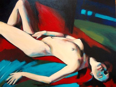 Maribel Moreno "Dopo la tempesta" 2016 Olio su tela cm 50x35 - Firma al retro...