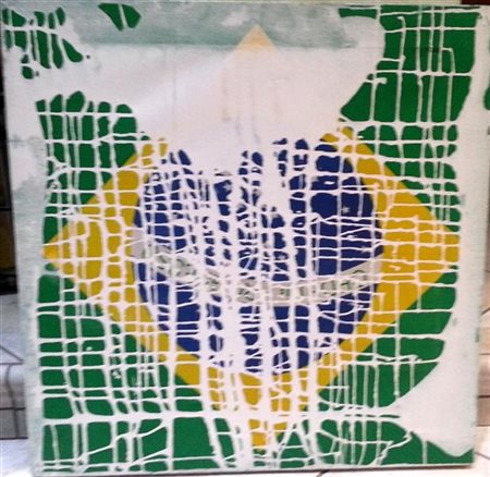 Elena Manzan "Brasile" Olio su tela cm 50x50 - Firma al retro - Firma e...