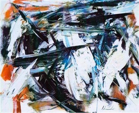 Silvio Formichetti "Senza titolo" olio su tela cm 40x50 - Autentica...