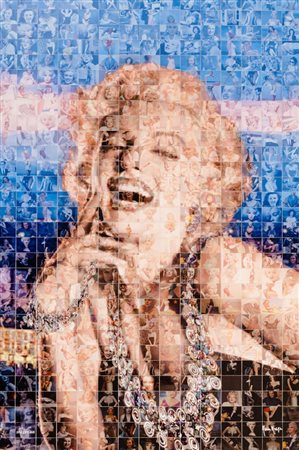 Maria Murgia "Omaggio a Marilyn Monroe" 2015 Fotomosaico digitale cm 60x40 -...