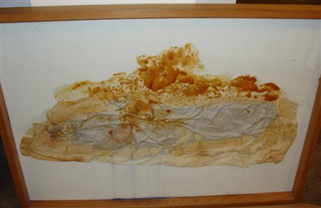 Vasco Bendini "Senza titolo" 1974 Olio e tecnica mista su tela cm 70x100 -...