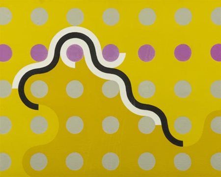 Carlo Nangeroni New York 1922 Percorso composto 1 1967, Olio su tela, cm....