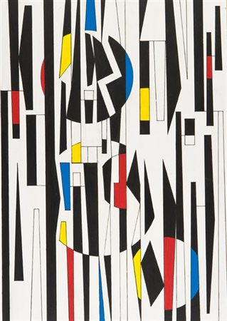 Roberto Crippa Monza (Mi) 1921 Bresso (Mi) 1972 Senza titolo 1950, Olio su...