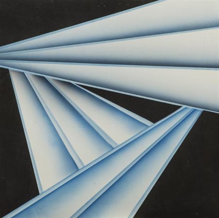 Ferdinando Coppola Viareggio 1945 Raggi di luce 2000, Aerografo su cartone,...