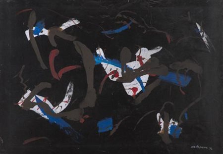 Luigi Montanarini Firenze 1906 1998 Senza titolo 1974, Acrilico su carta...