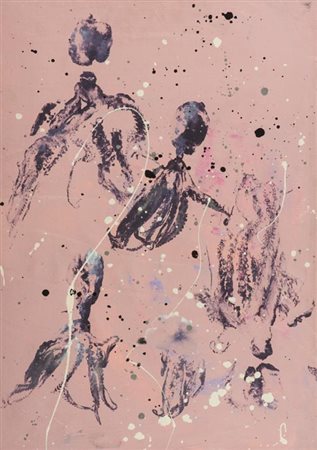 Massimo Barzagli Marradi (Fi) 1960 Tentacoli 1995, Olio e acrilico su tela,...
