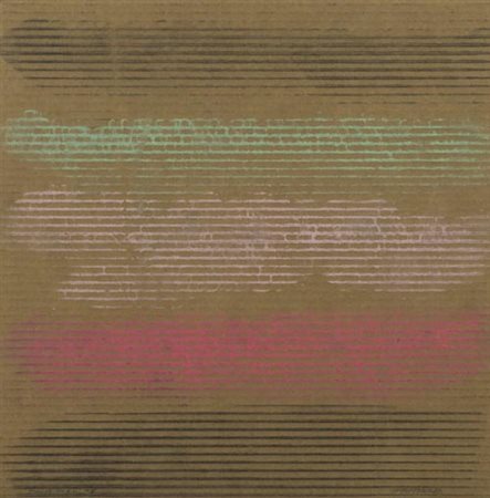 Paolo Masi Firenze 1933 Senza titolo 1976, Frottage su cartone ondulato, cm....