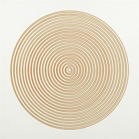 Marina Apollonio Trieste 1940 Dinamica circolare 7/1 1971, Acrilico su tela,...