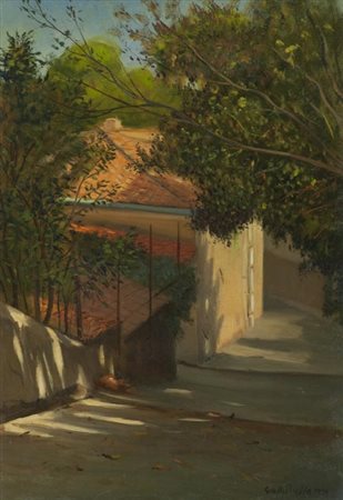 Gio Di Batte Livorno 1944 Montenero 1999, Olio su tela, cm. 50x35 Firma e...